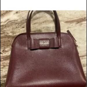 Kate Spade Elegant Burgundy Handbag